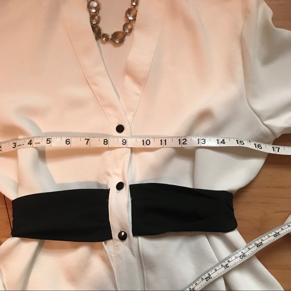 NWT Zara contrast belt dress - Picture 4 of 8